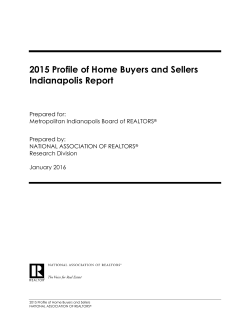 2006 Profile of Home Buyers and Sellers