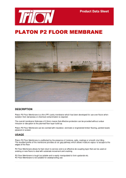 platon p2 floor membrane