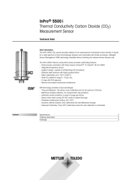 InPro&reg; 5500 i Thermal Conductivity Carbon Dioxide (CO2