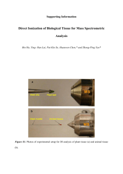 Direct Ionization of Biological Tissue for Mass