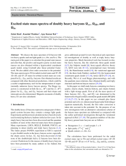 Excited state mass spectra of doubly heavy baryons [equation]&Omega;cc