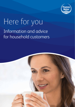 Here for you - Thames Water