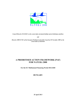 for natura 2000