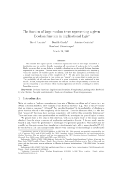The fraction of large random trees representing a given
