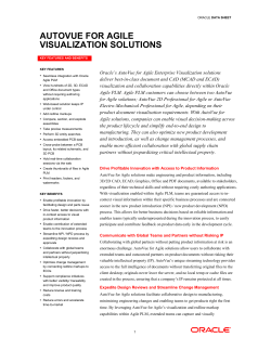 AutoVue Enterprise Visualization for Agile