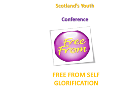 Free from self glorification