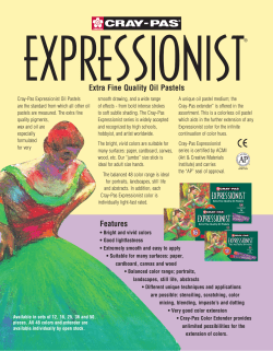 Expressionist Color Chart