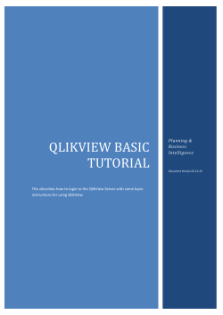 qlikview basic tutorial
