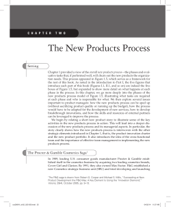 The New Products Process