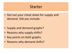 Price Quantity D1 S1 P1 Q1 Q2 - the Arden Business Department