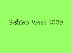 Fashion accessory inspirations (Powerpoint 1.6 Mb)