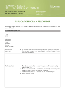 Fellowship Application Form