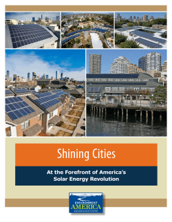 Shining Cities - Environment America