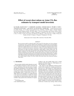 Effect of recent observations on Asian CO2 flux estimates by