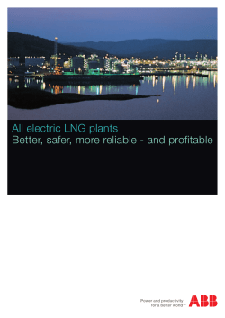 All electric LNG plants Better, safer, more reliable