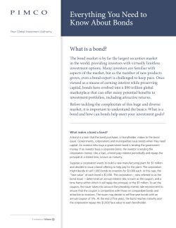 Everything You Need to Know About Bonds