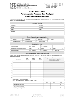 CONTHOS 2 - Questionnaire