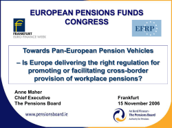 PowerPoint Presentation - The Pensions Authority