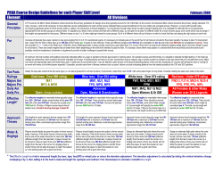 PDGA Course Design Guidelines for each Player Skill Level