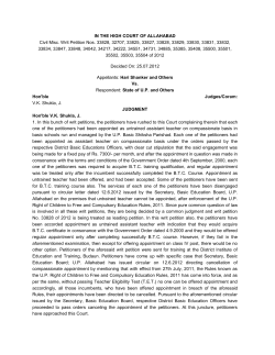 IN THE HIGH COURT OF ALLAHABAD Civil Misc. Writ Petition Nos