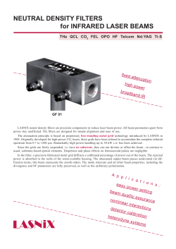 Neutral Density Filters