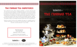 Russian Tea Experience