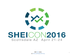 SHEICON 2016 (c) www.seekinghealth.org 1