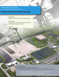 South County Transfer Facility - Solid Waste Association of North