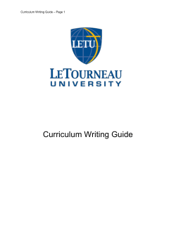 Course Writing Guide for Canvas