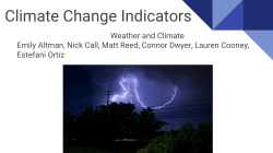 Climate Change Indicators