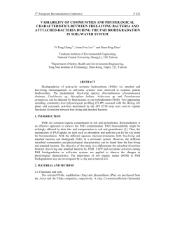 Comparison of Attached and Free-living Bacterial Community and