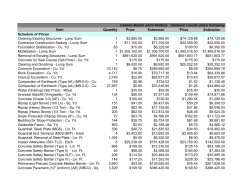 Item Quantity Price Extension Price Extension Cleaning Existing