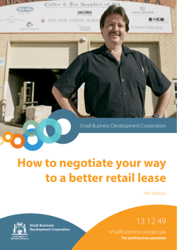 How to negotiate your way to a better retail lease