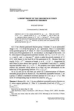 A SHORT PROOF OF THE GRIGORCHUK