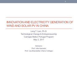 Lam - Center for Climate and Energy Decision Making