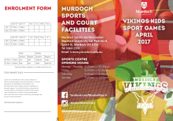Murdoch Sports and Court Facilities