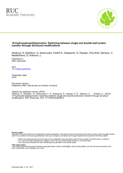 10-hydroxybenzo[h]quinoline: Switching between single