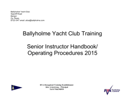 3 BYC Safety Boat - Ballyholme Yacht Club