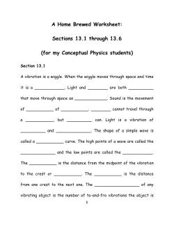 HBWS chapter 13.1-13.4