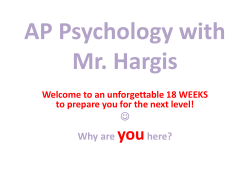 AP Psychology - Cobb Learning