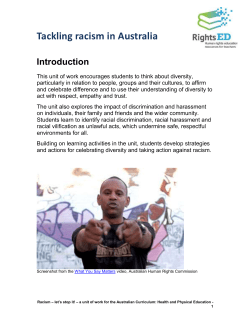docx of "RightsEd: Tackling racism in Australia"