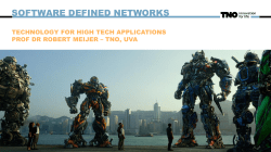 SOFTWARE DEFINED NETWORKS
