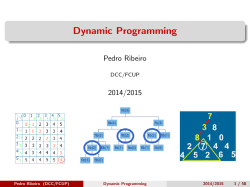 Dynamic Programming