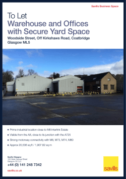 To Let Warehouse and Offices with Secure Yard Space