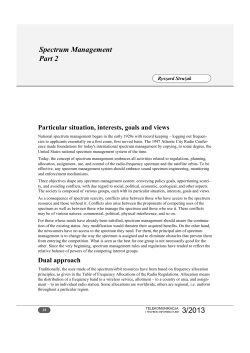 Spectrum Management Part 2