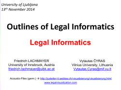 Informatics ? Legal &ndash; Informatics