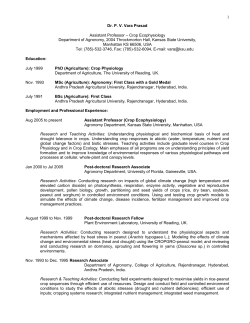 CV - Kansas State University