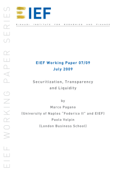 EIEF WORKING PAPER s ERIE s