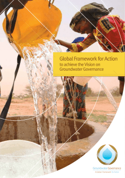 Global Framework for Action to Achieve the Vision on Groundwater