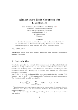 Almost sure limit theorems for U-statistics